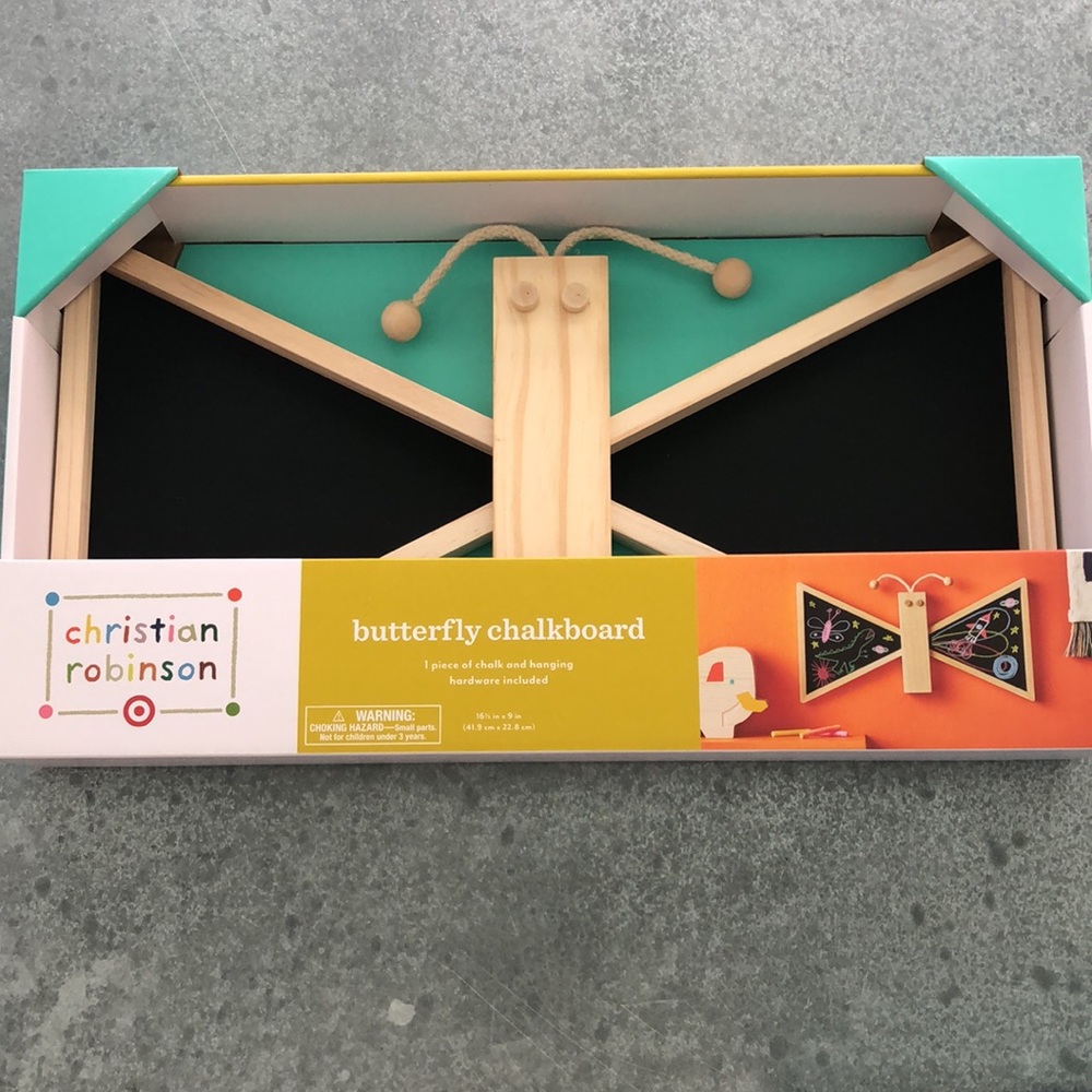 Christian Robinson X Target Butterfly chalkboard